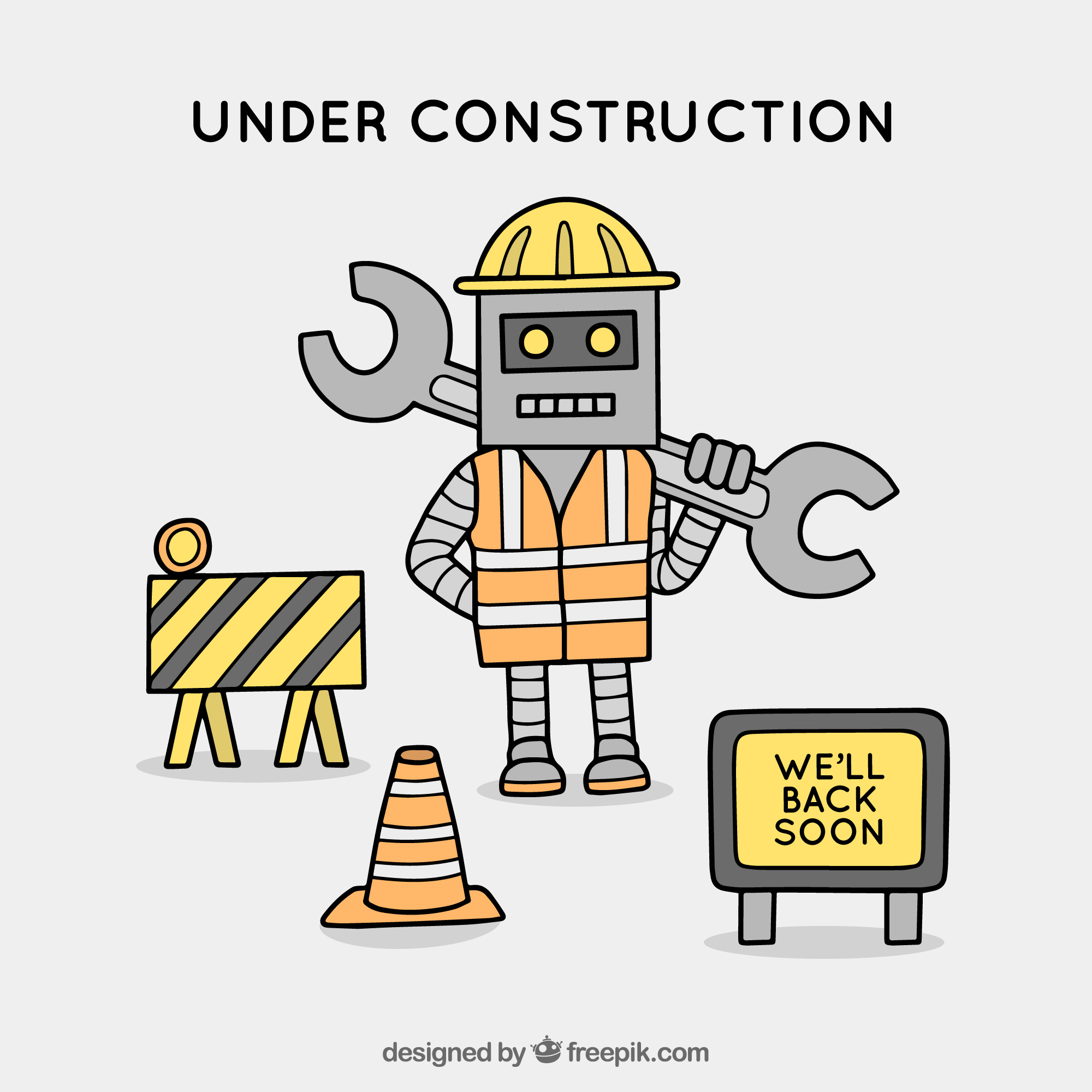Under construction artwork